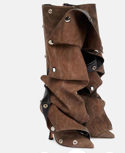 ‘Vulgar Behavior’ Knee Heel Boot