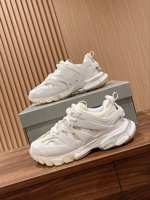 Triple-S 3.0 Track Sneaker in Off White