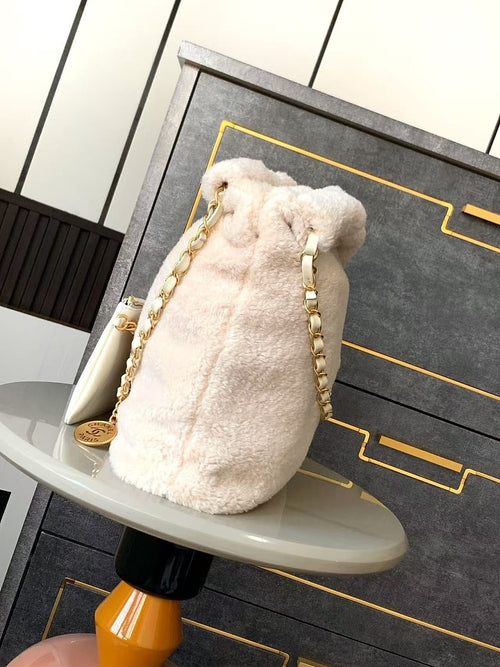 Chanel Shearling Lambskin Bag