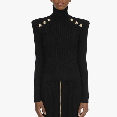 ‘Bonia’ Turtleneck Top