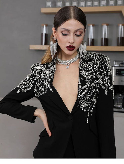 ‘Luxe Diamond Galore’ Blazer