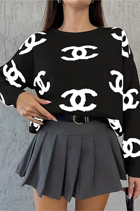 ‘CC’ Logo Sweater