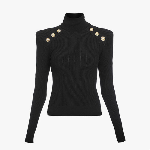 ‘Bonia’ Turtleneck Top