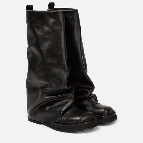 ‘Lia’ Luxe Platform Knee Boot