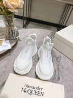 Women's Tread Slick Zip Boot in White