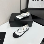 CHANEL Mary Jane Sneaker Ballet Flats