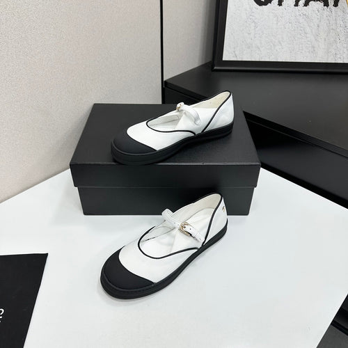 CHANEL Mary Jane Sneaker Ballet Flats