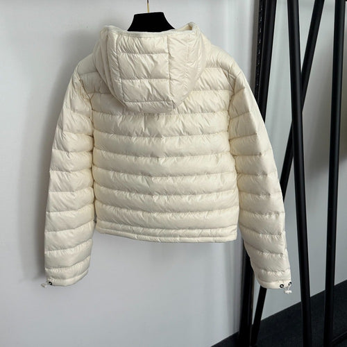 Miu Miu Cropped Hooded Down Jacket