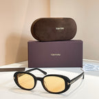 TOM FORD Oval Acetate Icon Sunglasses