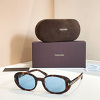 TOM FORD Oval Acetate Icon Sunglasses