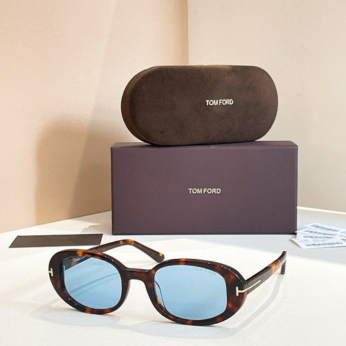 TOM FORD Oval Acetate Icon Sunglasses