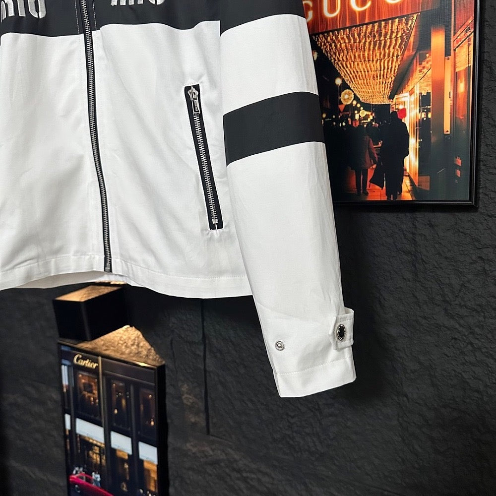 Miu Miu Logo Stripe Zip-Up Jacket & Shorts Set – LUXE LIVING FASHIONS