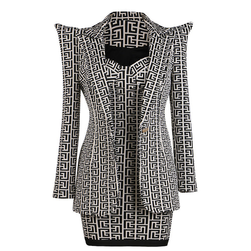 “Fashion Hubris” Blazer Dress Suit