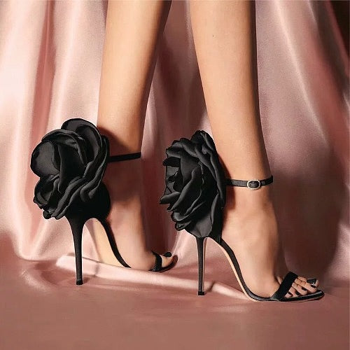 ‘Rowan’ Satin Heels