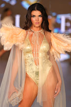 EXO SIREN™ “SERAPHINE ASCENDANT” Couture Bodysuit & Cape