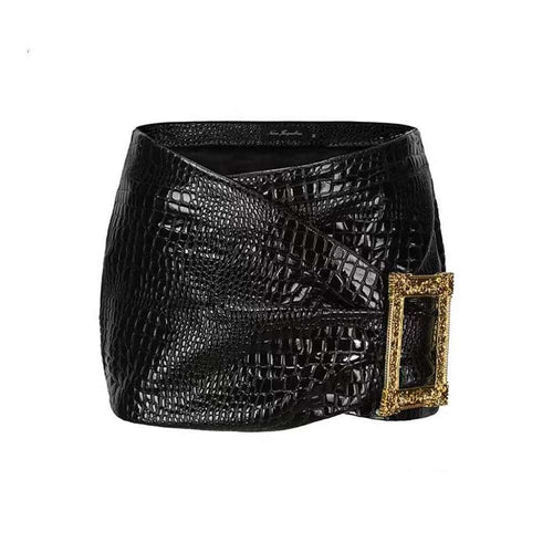 ‘Sak Lifestyle’ Leather Skirt