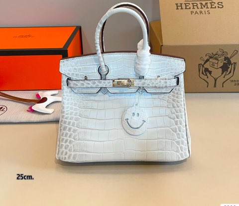 Leather Birkin Tote Bag