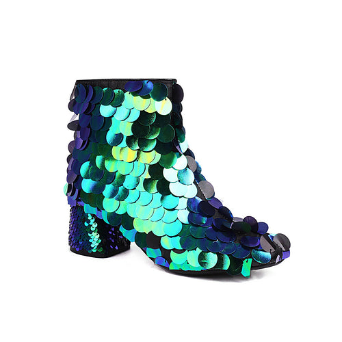 ‘Tuti Scintillate’ Sequined Ankle Boots