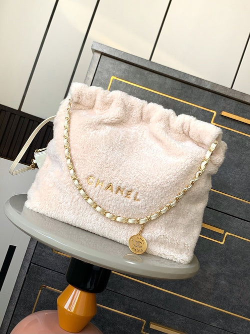 Chanel Shearling Lambskin Bag