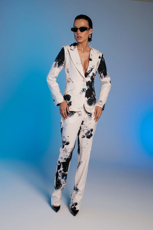 'Rose of Baccara'  Blazer Pants Set