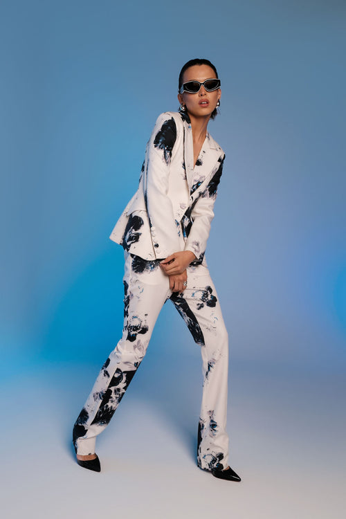 'Rose of Baccara'  Blazer Pants Set