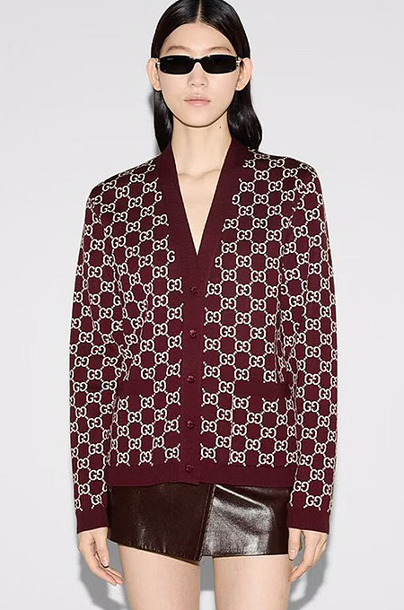 GG Jacquard Cardigan