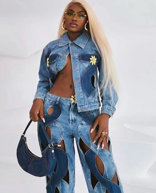 ‘Love Locked Down’ Denim Jeans