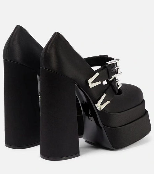 ‘Cashmere Luxury’ Platform Chunky Heel