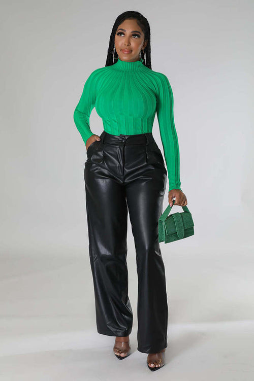 ‘Lenore’ Leather Pants