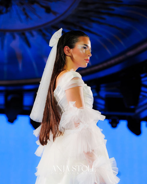 “Étoile de Lune” Silk Organza Bridal Mini – Winter 2026 NYFW Met Gala Collection