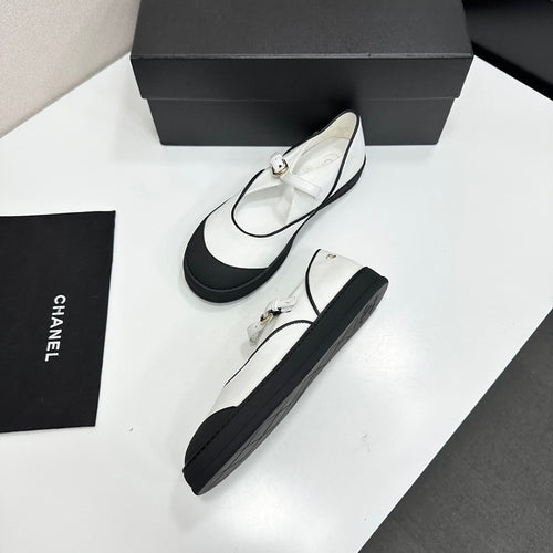 CHANEL Mary Jane Sneaker Ballet Flats