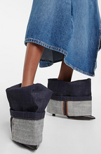 ‘Seria Luxe’ Denim Folded Heel Boot