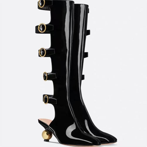 ‘Richemont’ Knee Heel Sandal