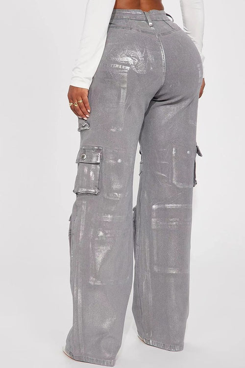 ‘Bronte’ Denim Cargo Pants