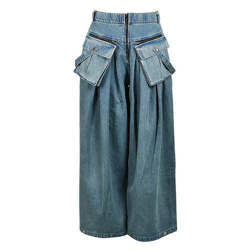 ‘Eudora’ Denim Jacket Pants Set