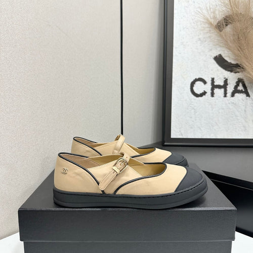 CHANEL Mary Jane Sneaker Ballet Flats