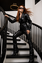LE MAÎTRE™ Sculpted Leather Jacket