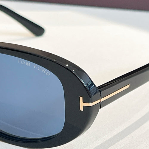 TOM FORD Oval Acetate Icon Sunglasses