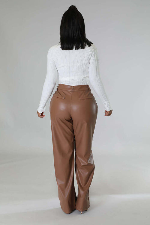 ‘Lenore’ Leather Pants