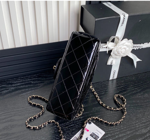 Chanel Patent Classic Handbag