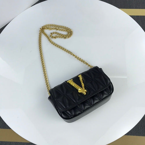 Versace Logo Plaque Bag