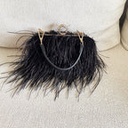 'Miso' Feathered Bag