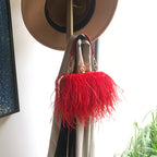 'Miso' Feathered Bag