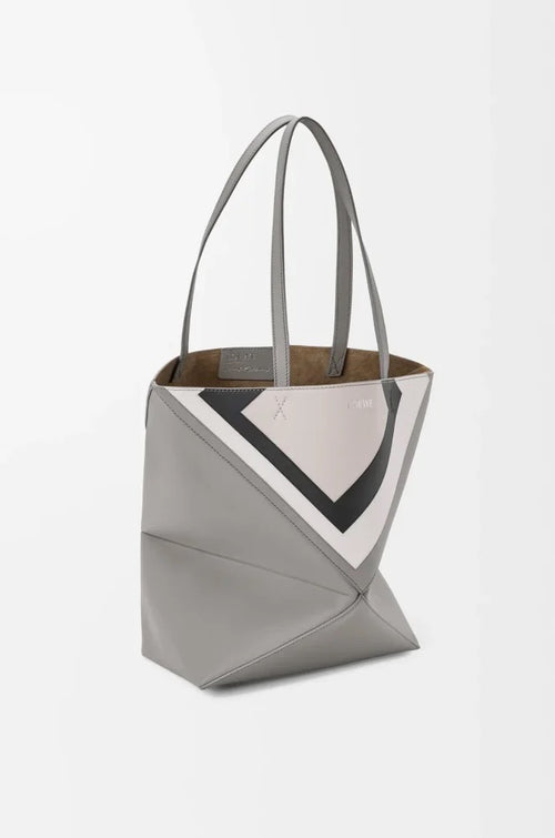 Loewe Puzzle Edge Tote Bag – Tricolor Leather Geometry