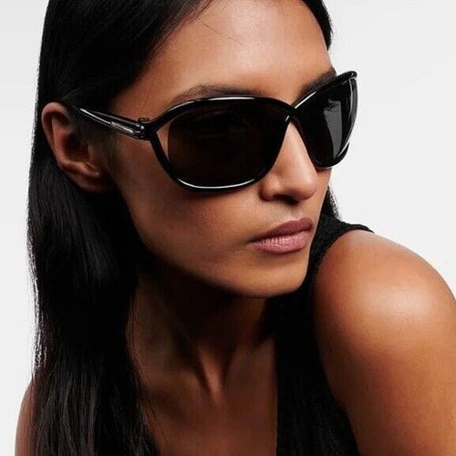Tom Ford Oversized Gradient Shield Sunglasses