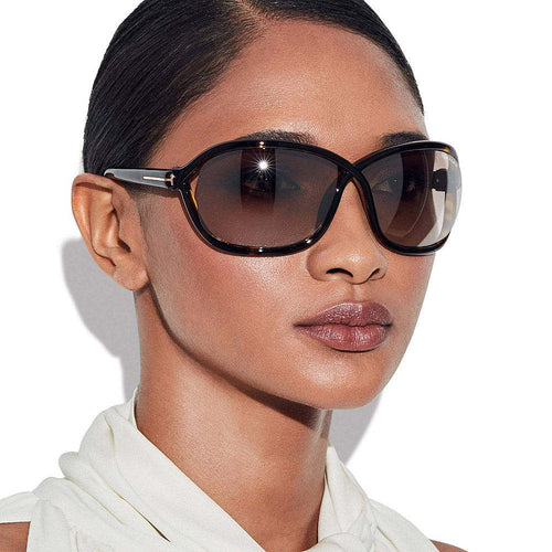 Tom Ford Oversized Gradient Shield Sunglasses