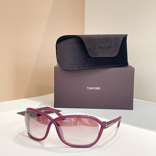 Tom Ford Oversized Gradient Shield Sunglasses