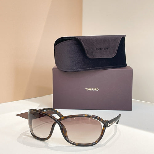 Tom Ford Oversized Gradient Shield Sunglasses