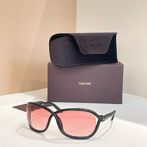 Tom Ford Oversized Gradient Shield Sunglasses