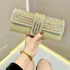 'Zinnia' Crystal Clutch Bag
